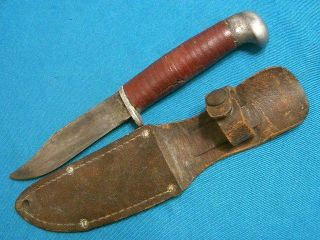 Vintage Ww2 Trench Dirk Dagger Survival Bowie Knife Hunting Skinning Old Aidaco?