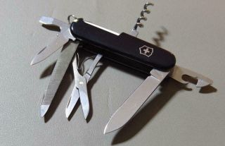Victorinox Black Mountaineer Swiss Army Knife,  Good To
