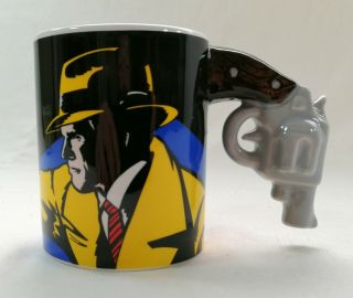 Dick Tracy Collectible Mug / Cup By Applause W/ Gun Handle Walt Disney