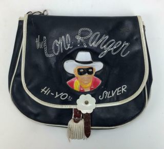 1940 Vintage Lone Ranger Hi - Yo Silver Saddle Bag