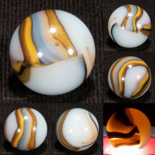 Stunning Peltier Opal Woody Rainbo Vintage Marble 9/16 - - Hawkeyespicks