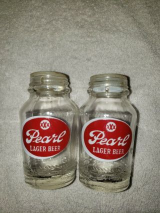 Vintage Pearl Lager Beer Xxx Salt Pepper Dixie Lone Star Jax Blatz Falstaff
