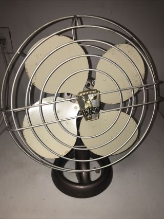 Vintage Emerson Oscillating Electric Fan.  Model 94646 - D.  Great Read