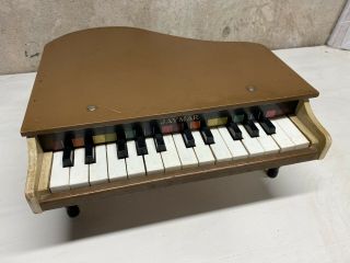 Jaymar Vintage Wooden Grand Piano 25 Key - All Keys Work - Made In Usa.