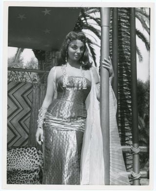 Joan Collins Glamorous Egyptian Princess Vintage Land Of The Pharaohs Photograph