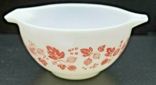 Vintage Pyrex Pink & White Gooseberry Mixing Bowls Cinderella 2.  5 qt 1.  5 pint 3