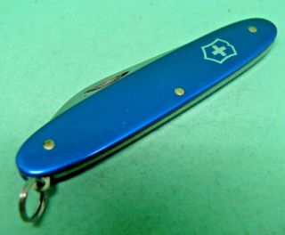 Victorinox / Schloss Zurzach Blue Alox 84mm Popular Swiss Army Knife
