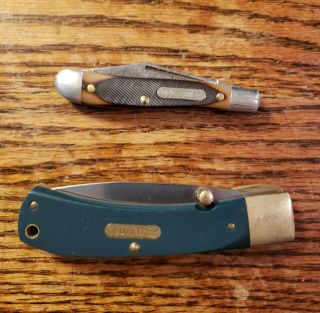 2 (two) Vintage Schrade Old Timer Pocket Knives - 55ot And 12ot
