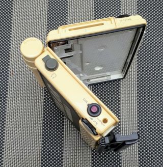 Vintage Sony Walkman Solar white WM - F107 3
