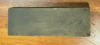 Vintage Wet Stone Knife Sharpening Stone Tool Makers 2 Sided (a033)