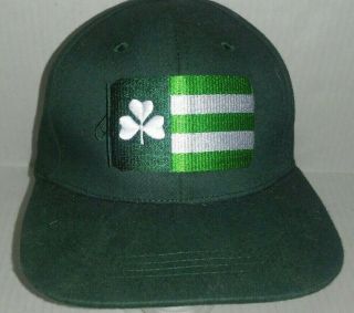 Miller Lite Beer Shamrock Flag Snapback Baseball Hat/cap - Ireland,  Irish,  Green