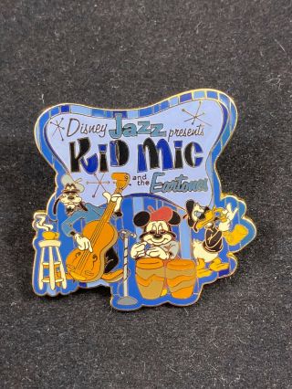 Disney Pin - Dlr - Kid Mic And The Eartones Fab 3 Goofy Mickey Donald 18629 Le