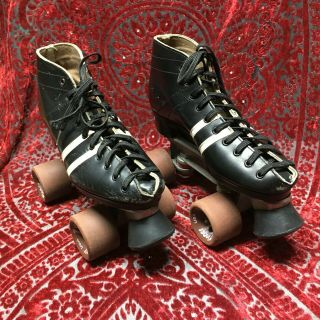 Vintage Dominion Roller Skates Size 7.  5 - 8 (estimate) Looks Like Riedell Boots