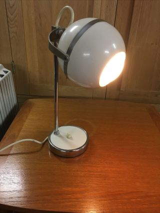 Vintage Retro Mid Century Eyeball Table Desk Lamp Space Age