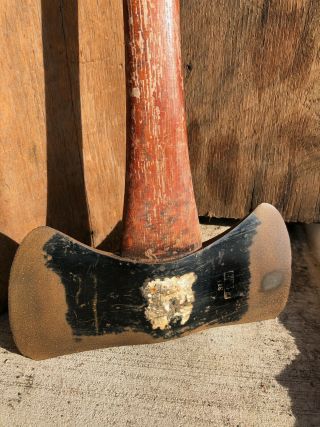 Vintage Plumb 32 (3 - 2) Double Bit Axe Ax Orig Hardwood Handle