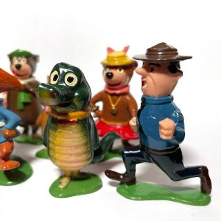 Marx Tinykins Yogi Bear Jellystone Park Playset Figures (Hand Painted 1962) 3