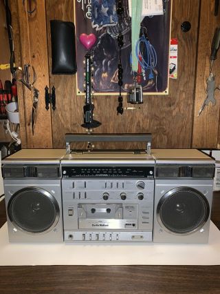 Curtis Mathes Vintage Jx 500 Boombox Portable Tape Deck Player Am/fm Radio