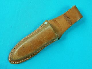 Vintage Mcguire - Nickolas Workwear Mexico Brown Leather Sheath Scabbard For Knife