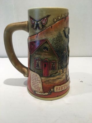 MILLER BREWING COMPANY BEER STEIN 1776 BIRTH OF A NATION FIRST IN SERIES 24170 2