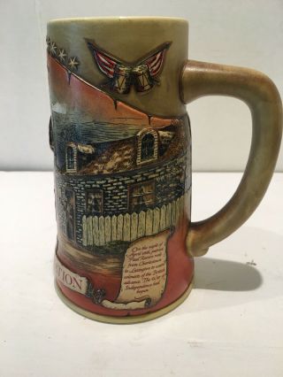 MILLER BREWING COMPANY BEER STEIN 1776 BIRTH OF A NATION FIRST IN SERIES 24170 3