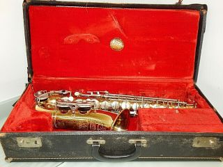 Vintage Linton Alto Saxophone With Hard Case