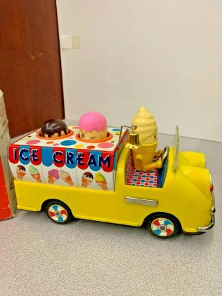 Vintage Bandai Musical Ice Cream Truck W/ Box