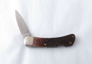 Vintage Remington Umc Brown Single Blade Folding Pocket Knife