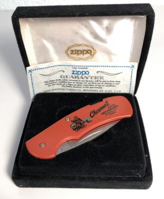 Zippo Chesmont Auto Refinishing Lockback Pocket Knife W Box Spring City Pa