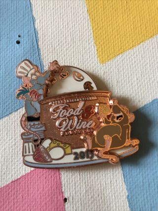 Disney Parks Epcot International Food And Wine Festival 2015 Remy Trading Pin
