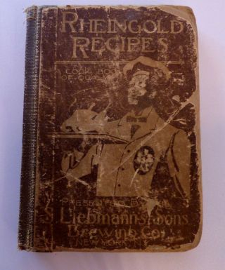 1912 Rheingold Beer Recipe Book S.  Liebmann 