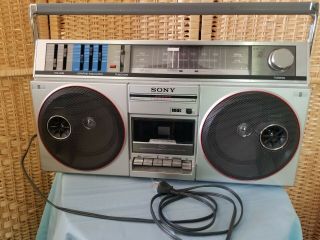 Vintage Sony Cfs - 500 Boombox Am/fm Stereo Cassette Great
