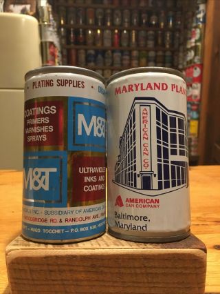 American Can Company Bank Top Cans