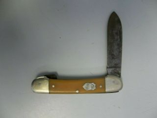 Vintage Solingen Germany Pocket 2 Blade Knife Seeing Eye Emblem,  Missing Blade