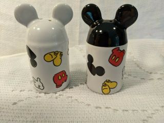Vintage Disney Mickey Mouse Ears Salt & Pepper Shakers