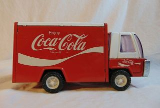 Buddy L Vintage Pressed Metal Coca - Cola Delivery Truck Japan Cases Of Coke