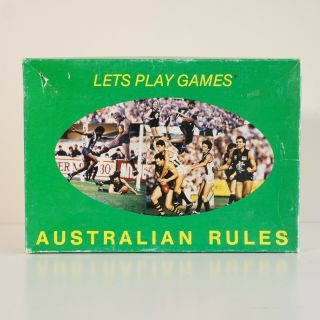 Vintage Australian Rules Football Afl Let 
