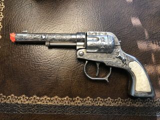 Vintage Buzz Henry Gene Autry Cap Gun Pistol (7.  5 " Long) For Repair Or Parts