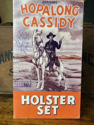 D5 Vintage Wyandotte Hopalong Cassidy Toy Cap Gun Holster Set Box