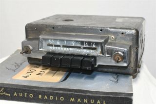 Vintage Motorola Volumatic 595 - 12 25131 Car Audio Radio Old