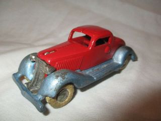 Antique Cast Iron Toy Car 4 " Kilgore 1932 Graham Blue Streak Coupe
