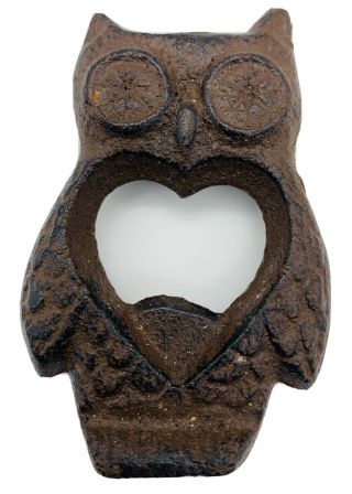 Old Owl Bubo Cast - Iron Bottle Opener Bird Beer Soda Owlet Opener