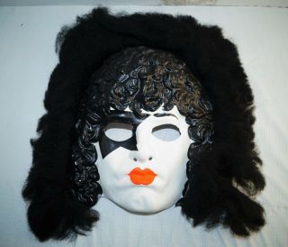 Vintage Kiss 1978 Aucoin Paul Stanley Halloween Plastic Mask