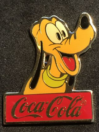 Disney 1986 Cast 15th Anniversary Coca - Cola Pluto Le 1000 Pin