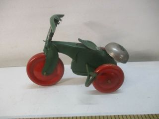 Vintage Occupied Japan Tricycle Tin Wind Up Toy Estate Find