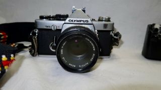Vintage Olympus OM - 2N MD Camera ZUIKO MC 1:1.  8 f=50mm 2