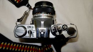 Vintage Olympus OM - 2N MD Camera ZUIKO MC 1:1.  8 f=50mm 3