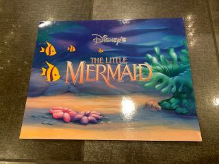 Disney 1990’s The Little Mermaid Lithograph Print Set 3