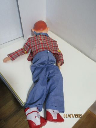 Howdy Doody 30” Ventriloquist Doll 1972 By EEGEE Celebrity Broadcasting 3