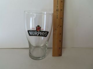 Murphys Irish Stout Beer Glass Ireland Barware