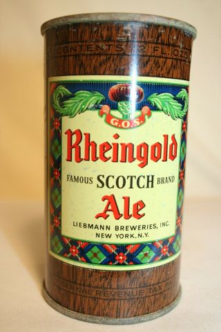 Rheingold Scotch Ale 12 Oz 1940 